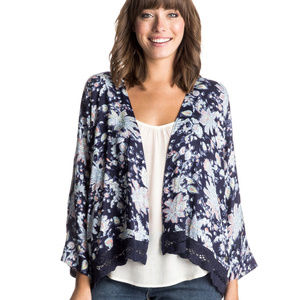 ROXY Life Pursuit Printed Kimono Size Large